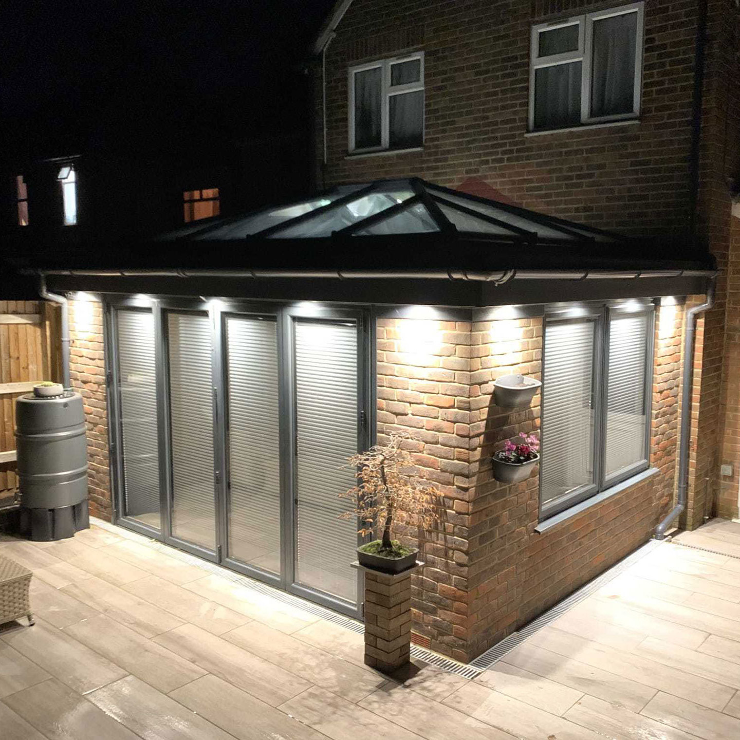 A well lit conservatory